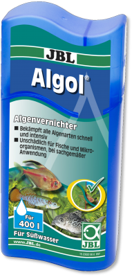 JBL 2302200 Algol - Algenmittel zur Bekämpfung von Algen in Süßwasser-Aquarien, 100ml